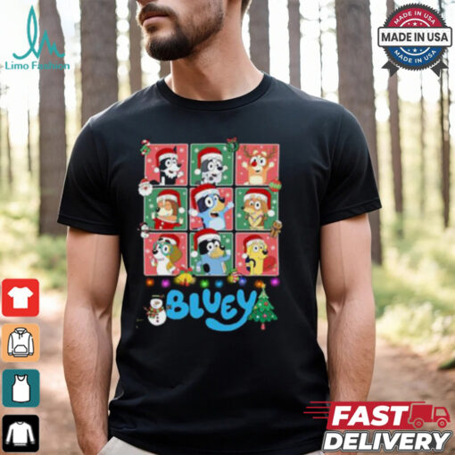 Bluey Family Movie Christmas Cartoon Shirt