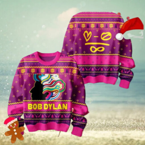 Bob Dylan Milton Glaser Bob Dylan Chirstmas Gifts 2024 Xmas For Family And Friends Ugly Sweater