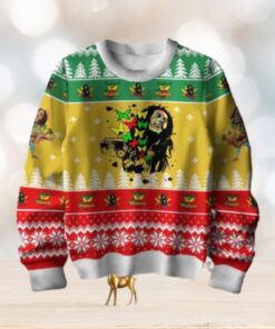 Bob Marley Reggae Chirstmas Gifts 2024 Xmas For Family And Friends Ugly Sweater