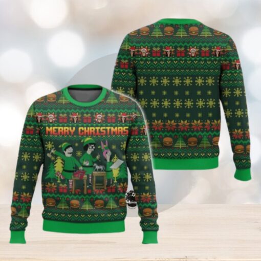 Bobs Burgers Ugly Christmas Sweater, Belcher Family Holiday Sweater