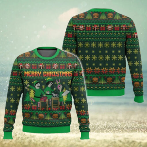 Bobs Burgers Ugly Christmas Sweater, Belcher Family Holiday Sweater