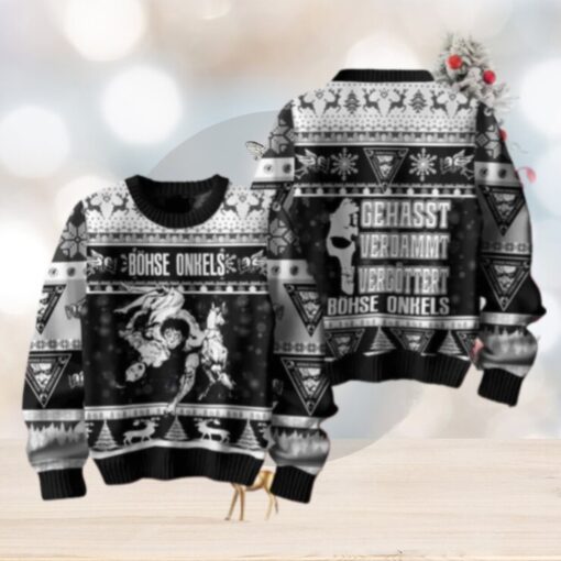 Bohse Onkels Gehasst Verdammt Vergottert Chirstmas Gifts 2024 Xmas For Family And Friends Ugly Sweater