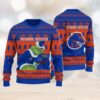 Boise State Broncos Grinch Ugly Christmas Sweater