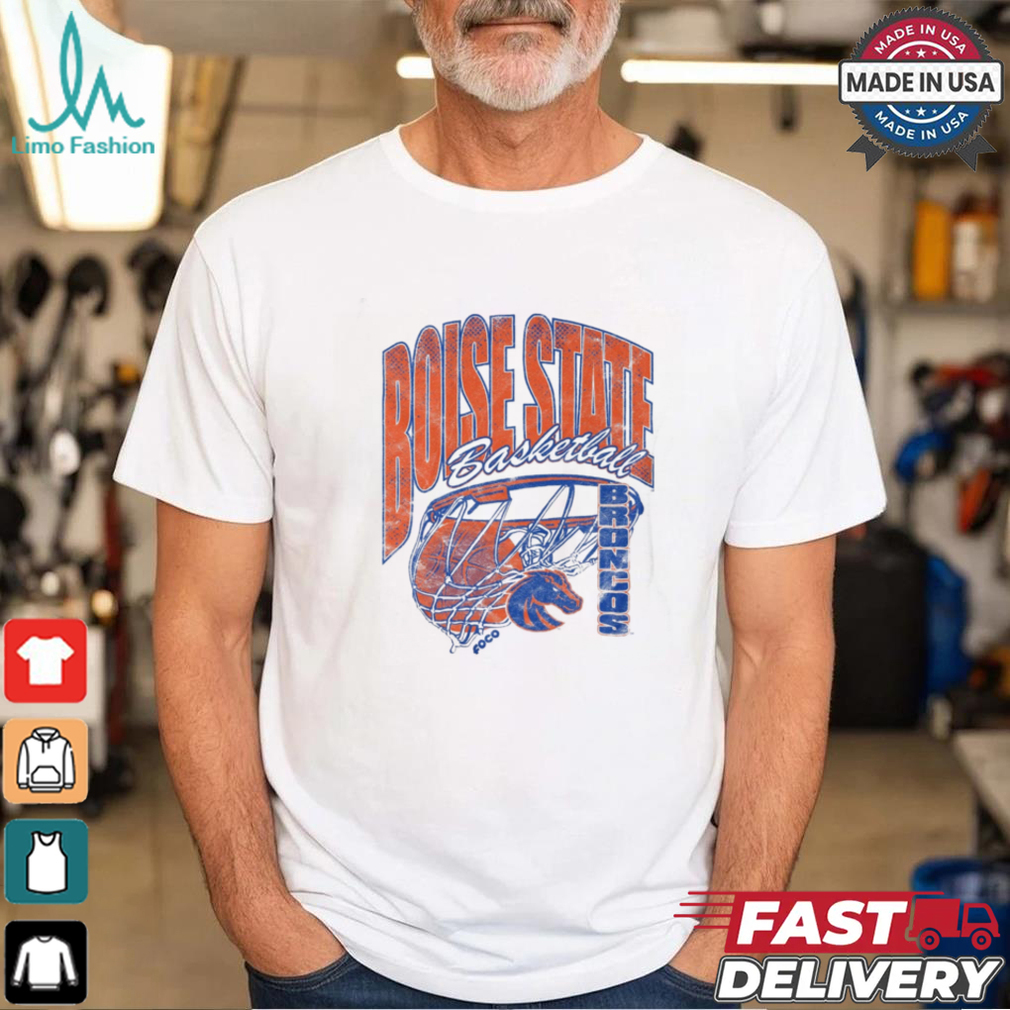Boise State Broncos Script Swish T Shirt Boise State Broncos Script Swish T Shirt