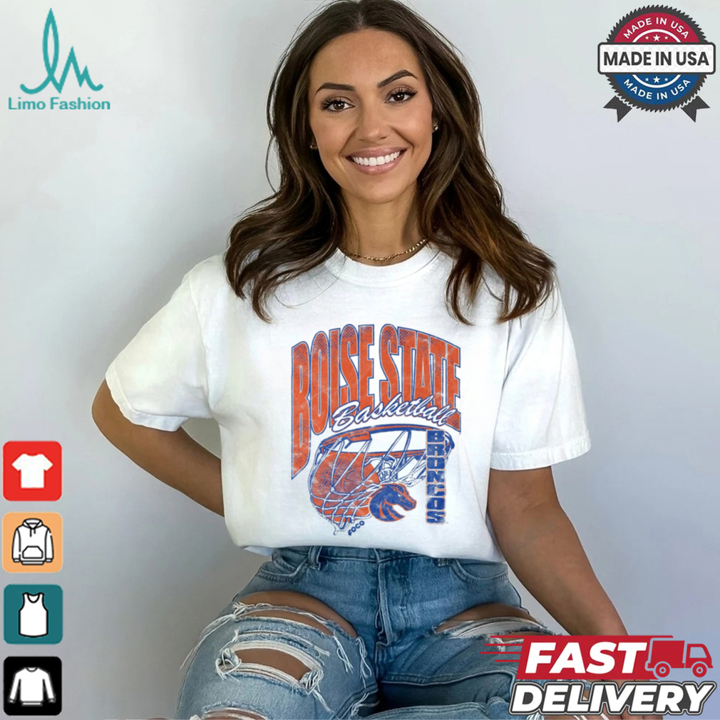 Boise State Broncos Script Swish T Shirt Boise State Broncos Script Swish T Shirt