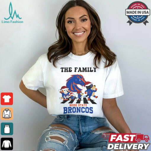 Boise State Broncos X Family Bluey Merry Christmas 2024 Shirt