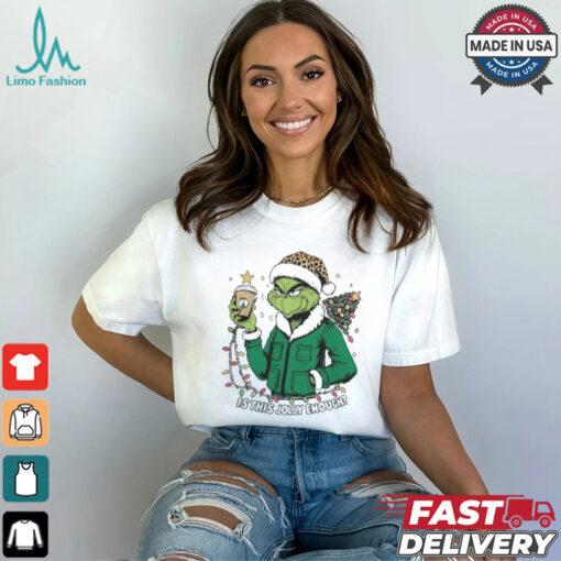 Boston Celtics x Santa Grinch Is This Jolly Enough Merry Christmas Shirt