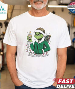 Boston Celtics x Santa Grinch Is This Jolly Enough Merry Christmas Shirt