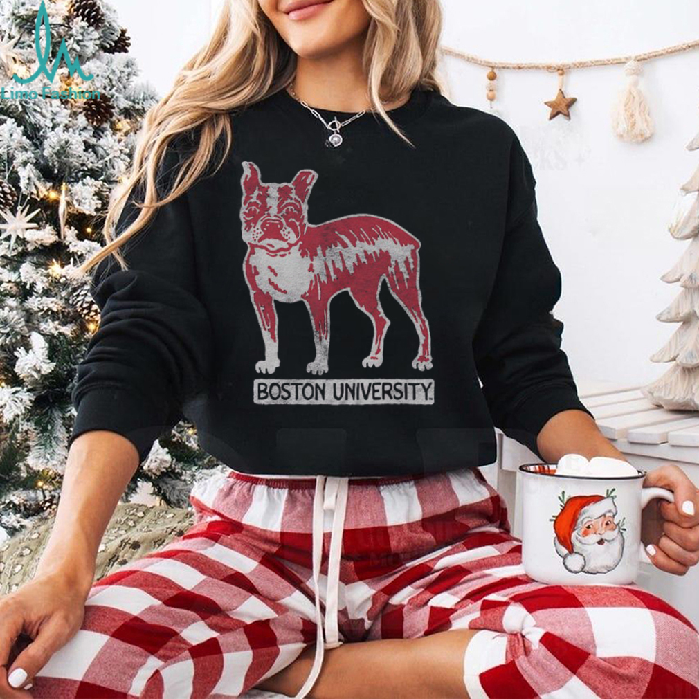 Boston University Vintage Standing Terrier Shirt Boston University Vintage Standing Terrier Shirt