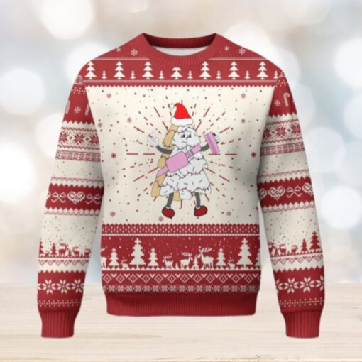 Boujee Christmas Tree Cake Ugly Christmas Sweater Out Here Lookin’ Like A Snack