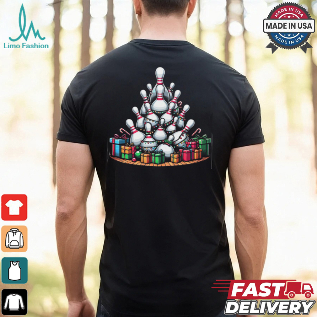 Bowling Xmas Lighting Santa Cute Bowling Christmas Tree Bowling T Shirt Recovered Bowling Xmas Lighting Santa Cute Bowling Christmas Tree Bowling T Shirt Recovered
