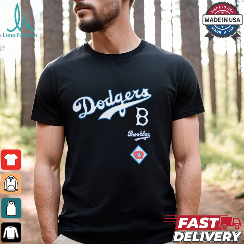 Brooklyn Dodgers Pro Standard Women's Retro Classic Cropped Boxy T Shirt Brooklyn Dodgers Pro Standard Women's Retro Classic Cropped Boxy T Shirt