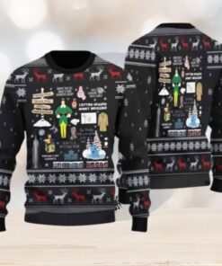 Buddy The El.f Christmas Ugly Sweater, OMG Santa I Know Him Sweater