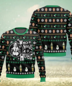 Buddy The Elf Christmas Ugly Sweater, Elf Who Need A Hug Sweatshirt