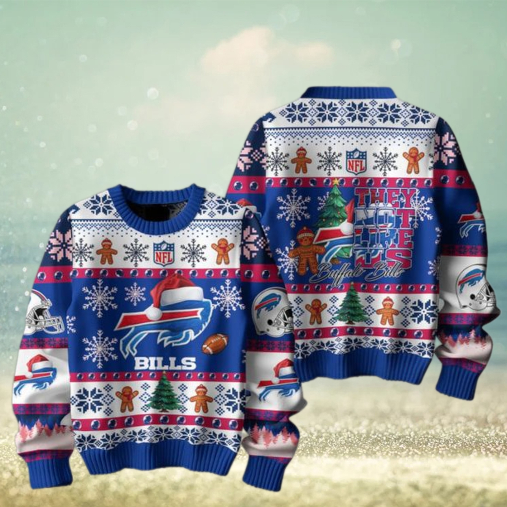 Buffalo Bills 2024 They Not Like Us Bills Christmas Ugly Sweater Buffalo Bills 2024 They Not Like Us Bills Christmas Ugly Sweater