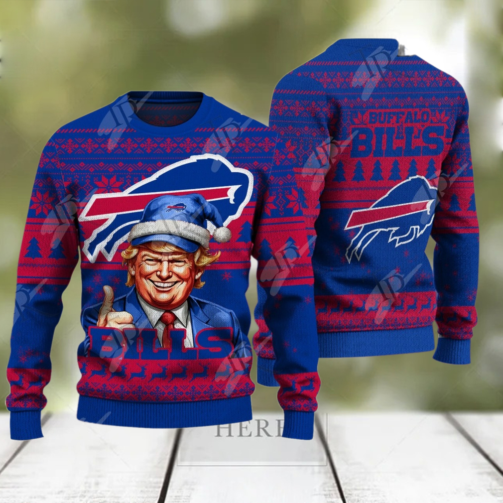 Buffalo Bills Christmas Donald Trump Knitted Sweater Buffalo Bills Christmas Donald Trump Knitted Sweater