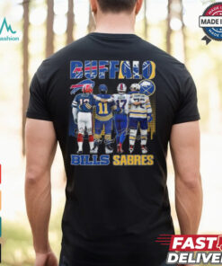 Buffalo Bills Josh Allen Jim Kelly Buffalo Sabres Gilbert Perreault Tage Thompson T Shirt