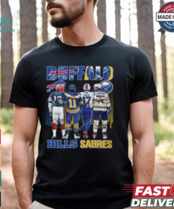 Buffalo Bills Josh Allen Jim Kelly Buffalo Sabres Gilbert Perreault Tage Thompson T Shirt