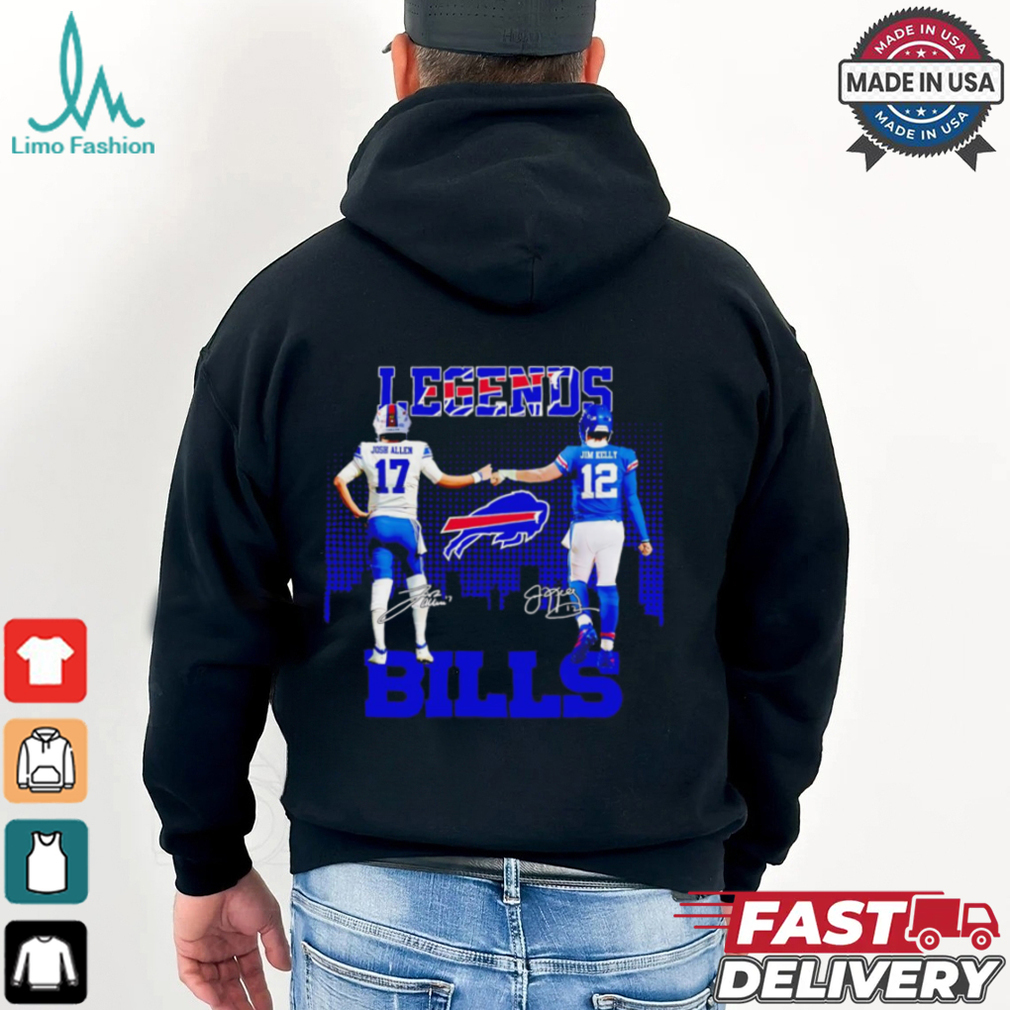 Buffalo Bills Legends Josh Allen And Jim Kelly Signatures Shirt Buffalo Bills Legends Josh Allen And Jim Kelly Signatures Shirt