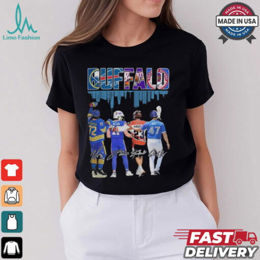 Buffalo Sport Team #72 Thompson #17 Allen #23 Priolo and #47 Kay Signatures Shirts