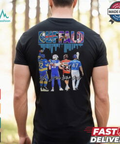 Buffalo Sport Team #72 Thompson #17 Allen #23 Priolo and #47 Kay Signatures Shirts