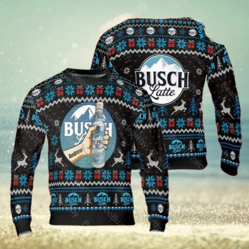 Busch Latte Unisex Personalized Ugly Christmas Sweater