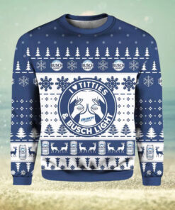 Busch Light Titties Ugly Christmas Sweater