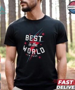 CM Punk Best In The World Lightning t shirt