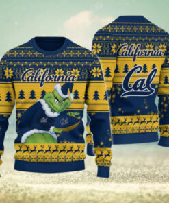 California Golden Bears Grinch Ugly Christmas Sweater