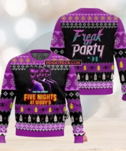 Can You Survive Five Nights At Diddy Chirstmas Gifts 2024 Xmas For Family And Friends Ugly Sweater
