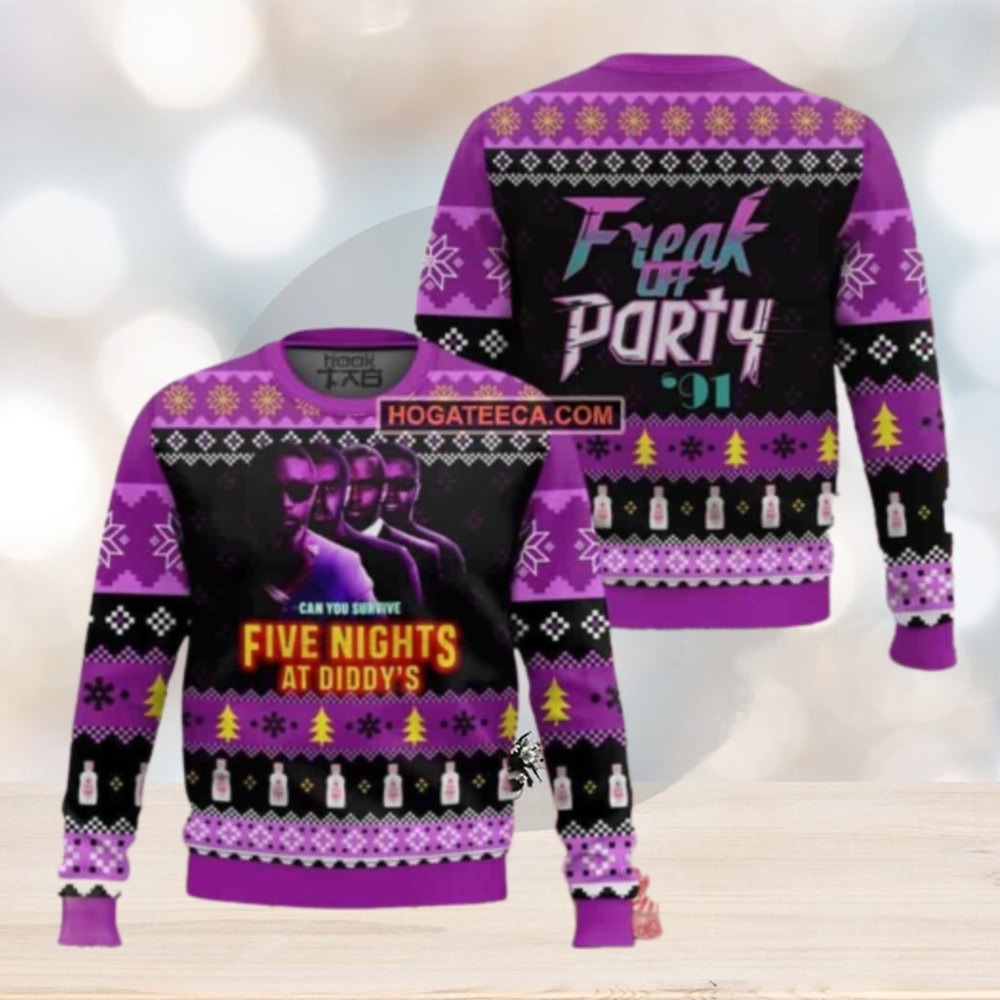 Can You Survive Five Nights At Diddy Chirstmas Gifts 2024 Xmas For Family And Friends Ugly Sweater Can You Survive Five Nights At Diddy Chirstmas Gifts 2024 Xmas For Family And Friends Ugly Sweater