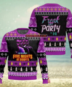 Can You Survive Five Nights At Diddy Chirstmas Gifts 2024 Xmas For Family And Friends Ugly Sweater