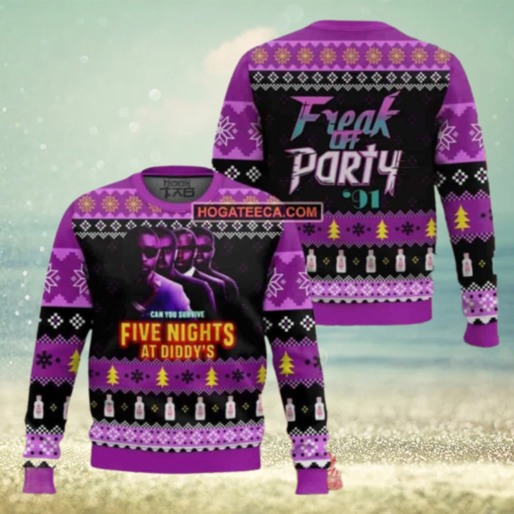 Can You Survive Five Nights At Diddy Chirstmas Gifts 2024 Xmas For Family And Friends Ugly Sweater Can You Survive Five Nights At Diddy Chirstmas Gifts 2024 Xmas For Family And Friends Ugly Sweater