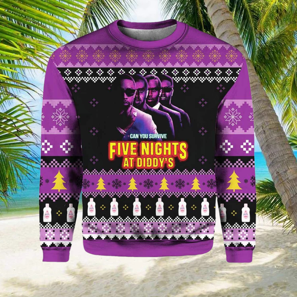 Can You Survive Five Nights At Diddys Ugly Christmas Sweater Can You Survive Five Nights At Diddys Ugly Christmas Sweater
