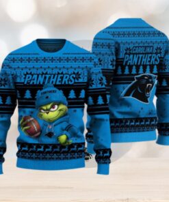 Carolina Panthers The Grinch Ugly Christmas Sweater NFL Xmas Gift