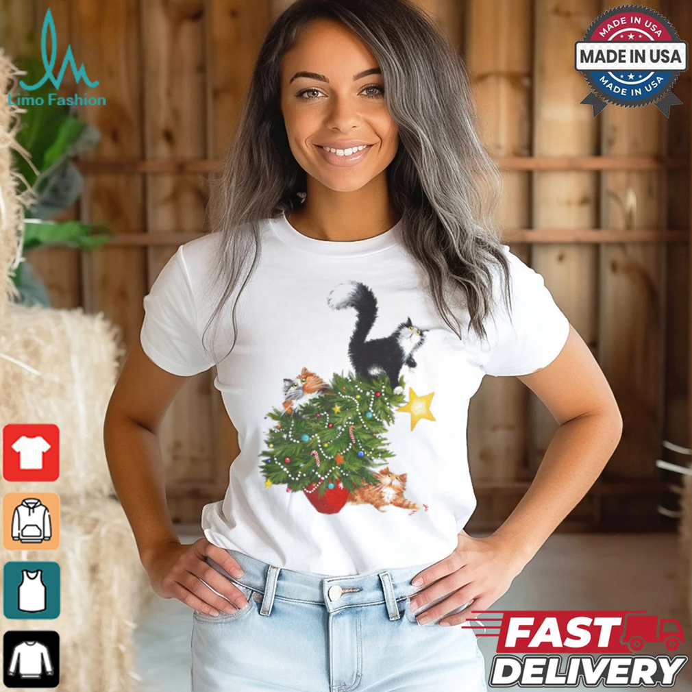 Cat Christmas Funny Shirt Cat Christmas Funny Shirt