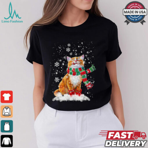Cat Cute Snow Shirt Recovered
