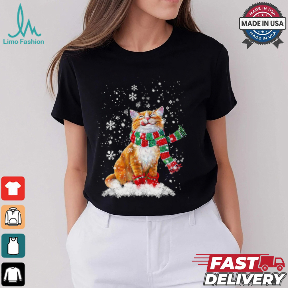 Cat Cute Snow Shirt Recovered Cat Cute Snow Shirt Recovered