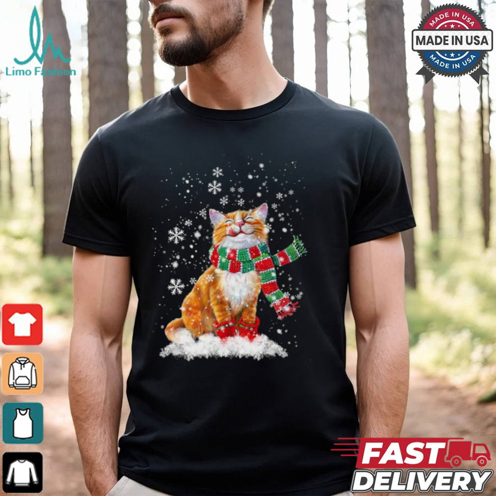 Cat Cute Snow Shirt Recovered Cat Cute Snow Shirt Recovered