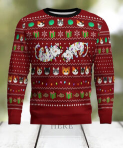 Cat Light Ugly Christmas Sweater
