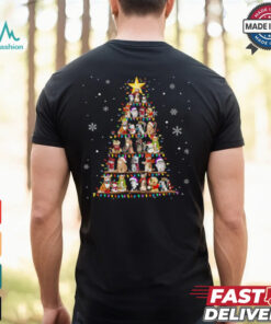 Cat Xmas Tree Shirt Recovered