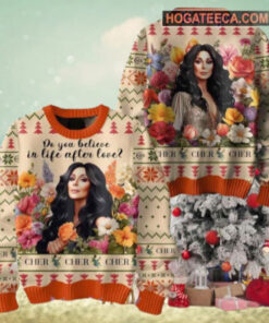 Cher Do You Believe In Life After Love Chirstmas Gifts 2024 Xmas For Family And Friends Ugly Sweater