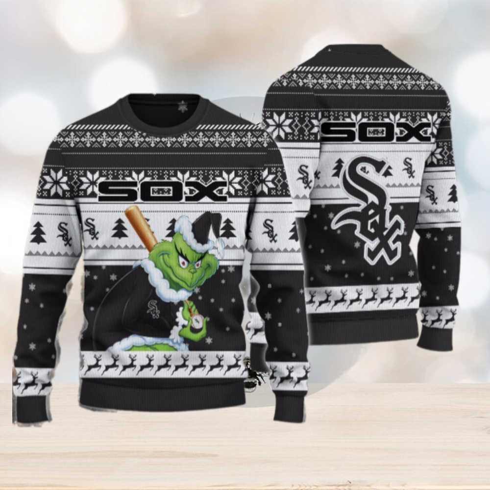 Chicago White Sox Grinch Christmas Ugly Sweater Chicago White Sox Grinch Christmas Ugly Sweater