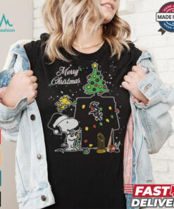 Chicago White Sox Merry Christmas With Snoopy Baby T Shirt