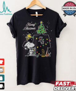 Chicago White Sox Merry Christmas With Snoopy Baby T Shirt