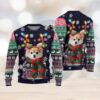 Chihuahua Christmas Ugly Sweater, Santa Hat Dog Sweater