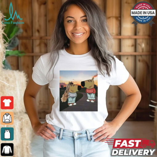 Chill Guy And Chill Girl Meme Shirt