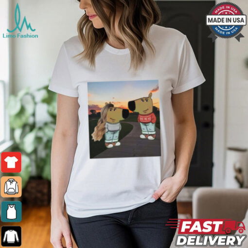 Chill Guy And Chill Girl Meme Shirt