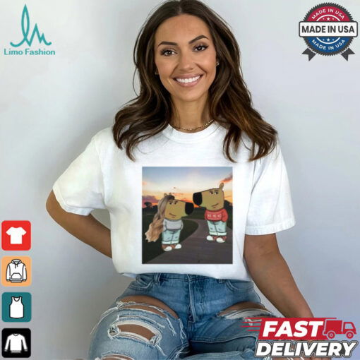 Chill Guy And Chill Girl Meme Shirt