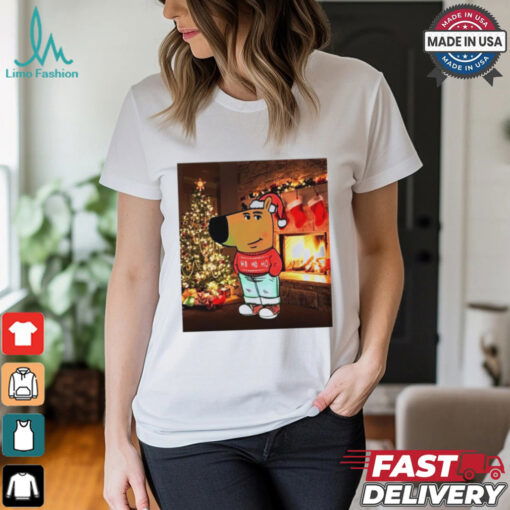 Chill Guy Dog Christmas Shirt